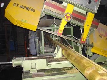 Büyük Bant Testereleri Bakır Kesme Makinesi 60mm -130mm 5KW servo motor tahrikli sistem