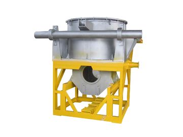 300KG 75KW Çinko Eritme Fırını, 0.3 Ana Frekanslı Elektrik İndüksiyon Ergitme Fırını
