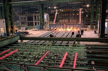 60T R8M CCM sürekli döküm makine düz kol 8 iplikçikleri çelik kütük