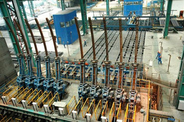 60T R8M CCM sürekli döküm makine düz kol 8 iplikçikleri çelik kütük